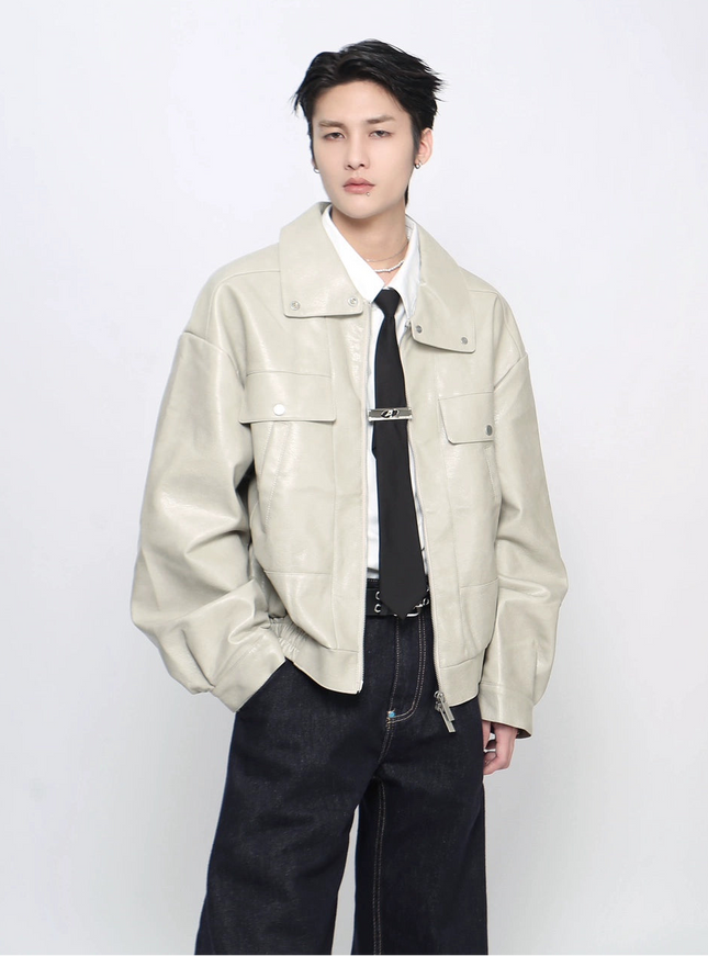 KRストリートレザージャケット