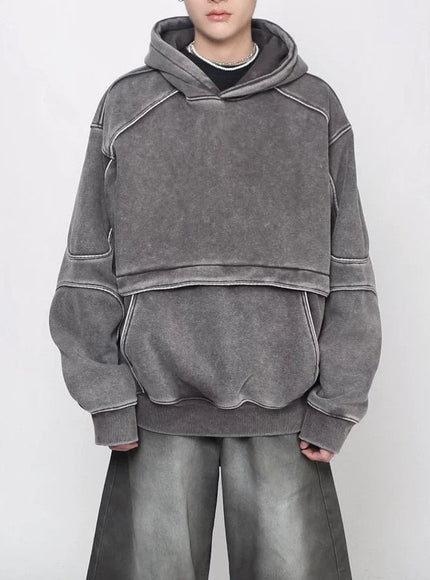 ウォッシュドラインパーカー