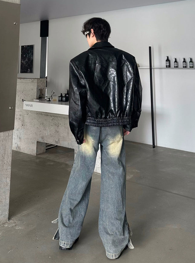 アーバンレザートラックジャケット