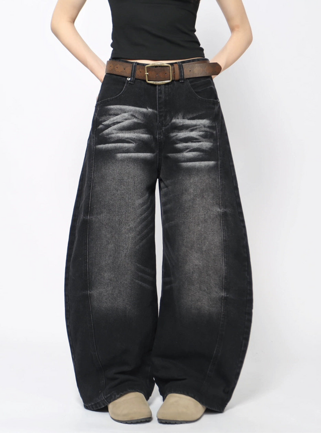 バルーンワイドヴィンテージデニム