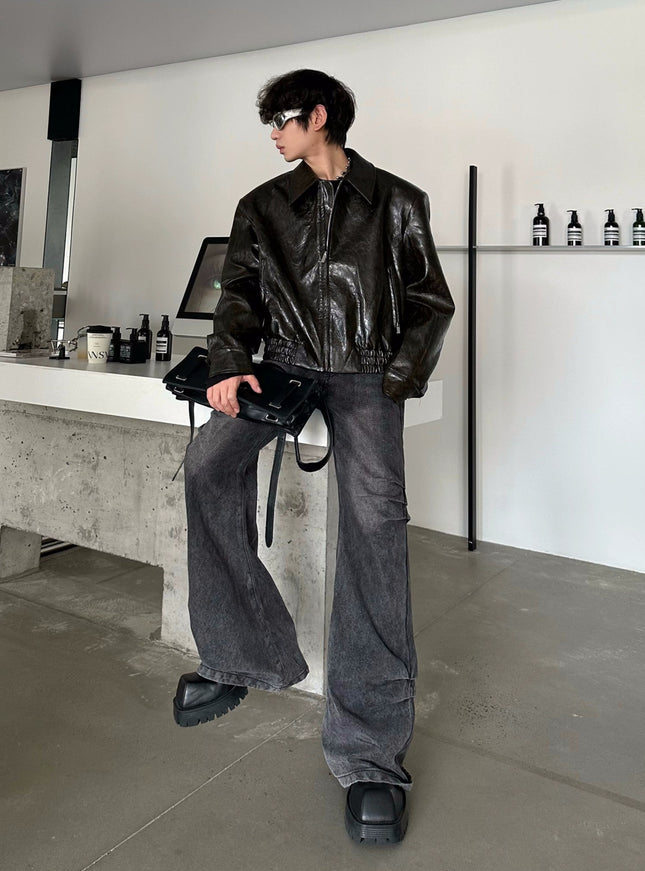 アーバンレザートラックジャケット