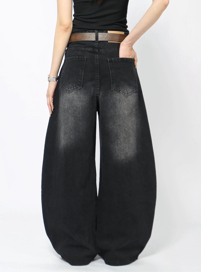 バルーンワイドヴィンテージデニム