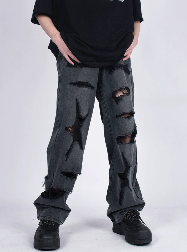 ダメージウォッシュデニム