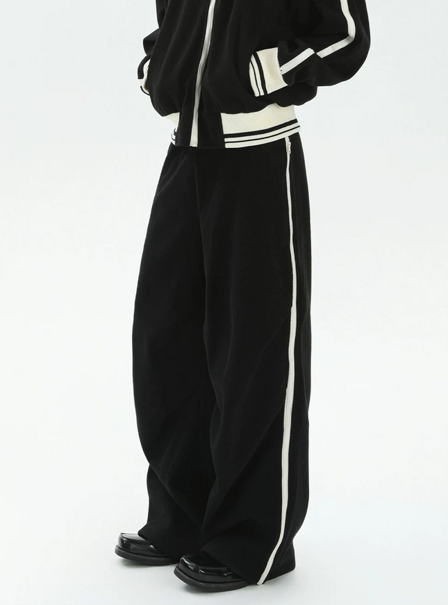 ジッパーラインパンツ