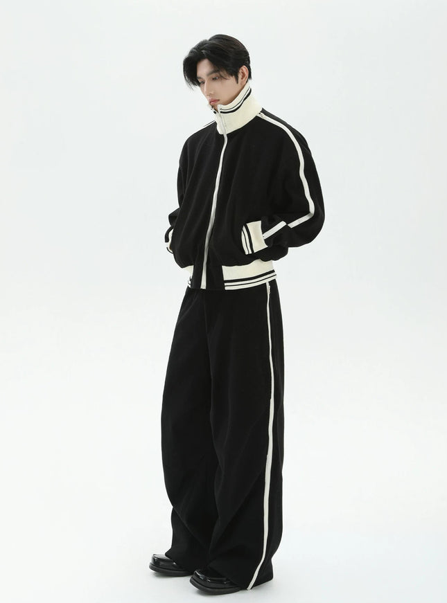 ジッパーラインパンツ