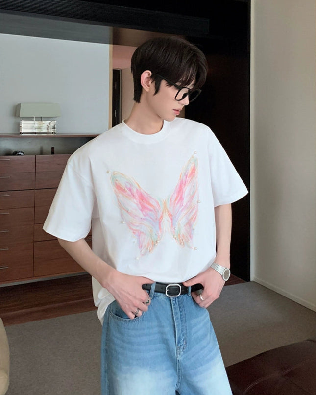 シンプルバタフライTシャツ