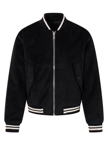 ラインリブスタンドブルゾン