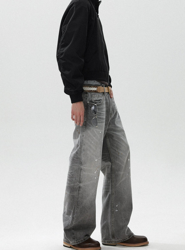 クラッシュアートグレージーンズ