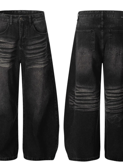 フェードブラックワイドデニム