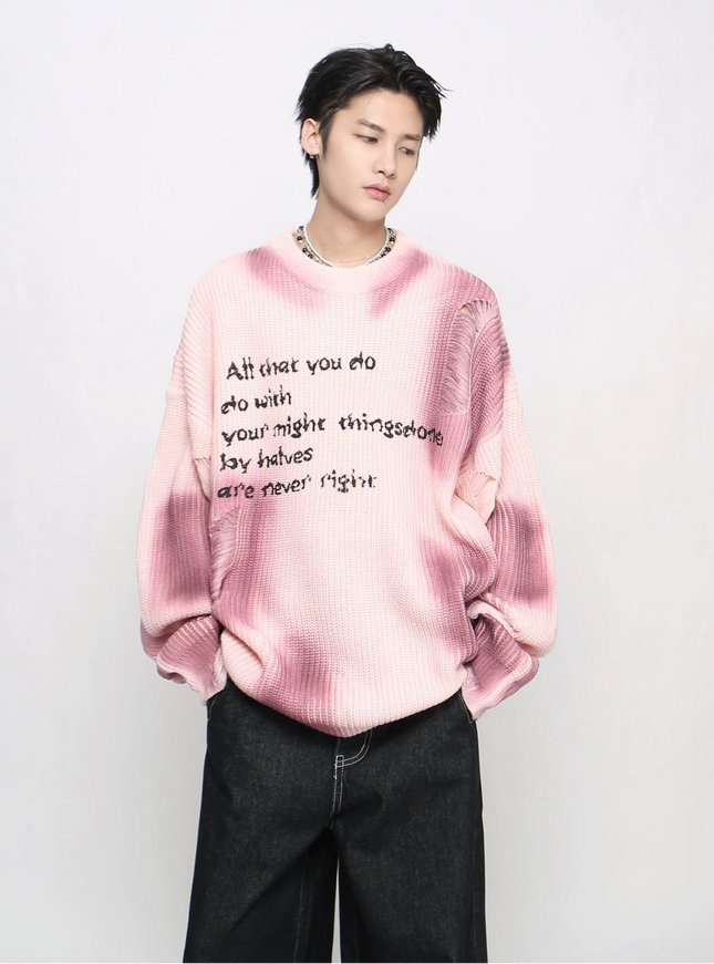 ソウルグランジダメージニット