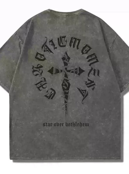 トレンドダメージウォッシュTシャツ