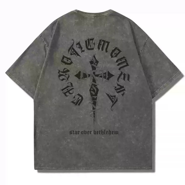 トレンドダメージウォッシュTシャツ