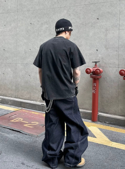 コリアンストリートダメージTシャツ