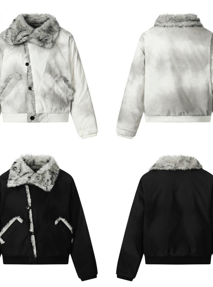 ファーコントラストジャケット