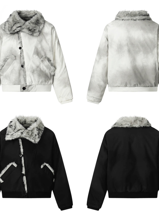 ファーコントラストジャケット