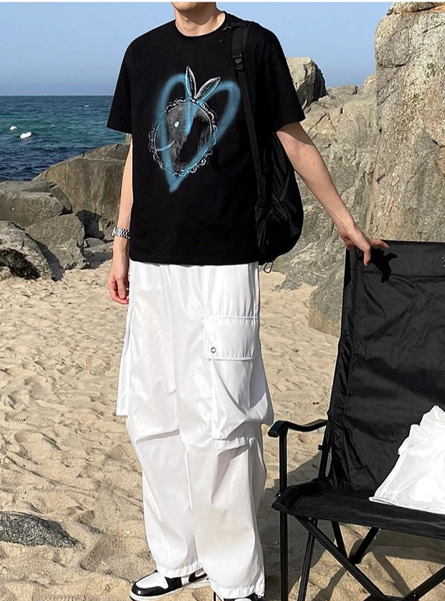 ラブプリントコリアンスタイルTシャツ