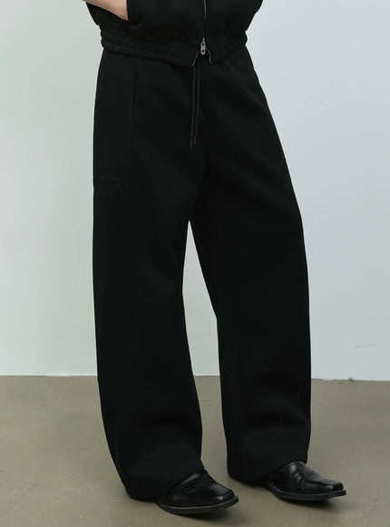ワイドスウェットパンツ