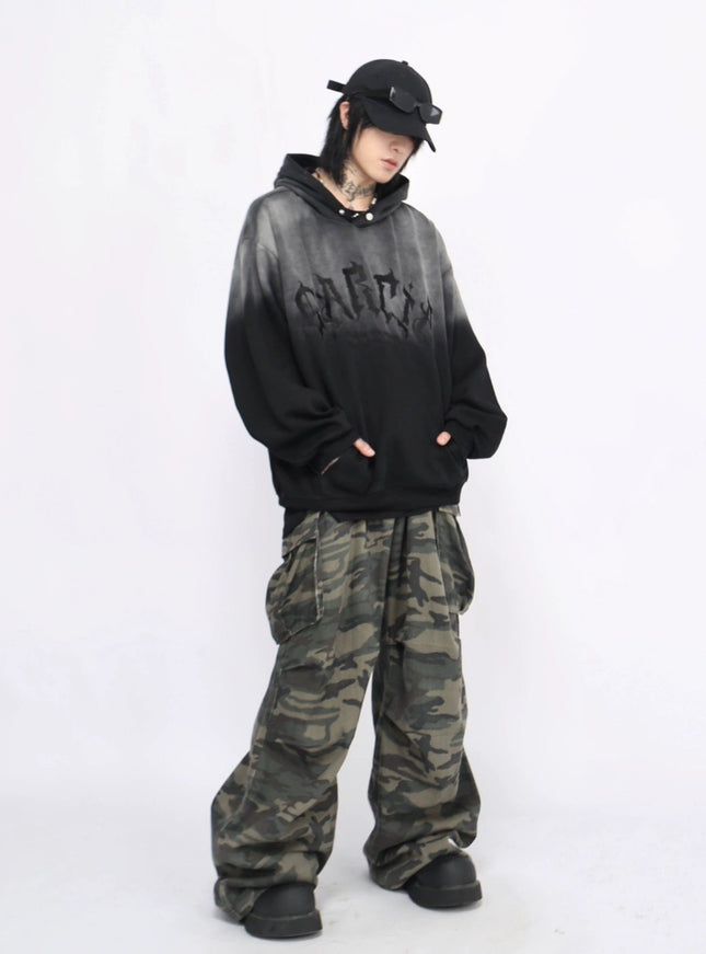 ダークトーングラフィックパーカー