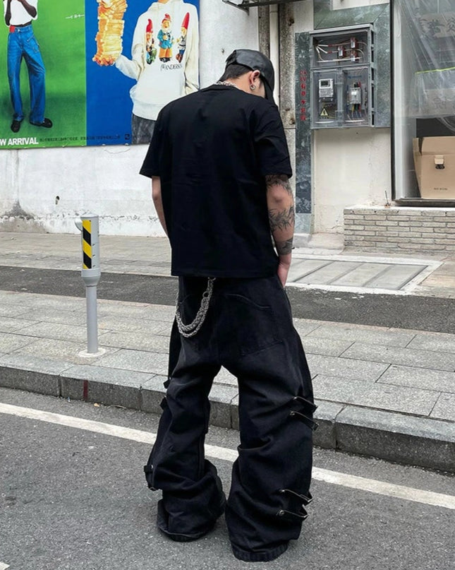 コリアンストリートラウンドネックTシャツ