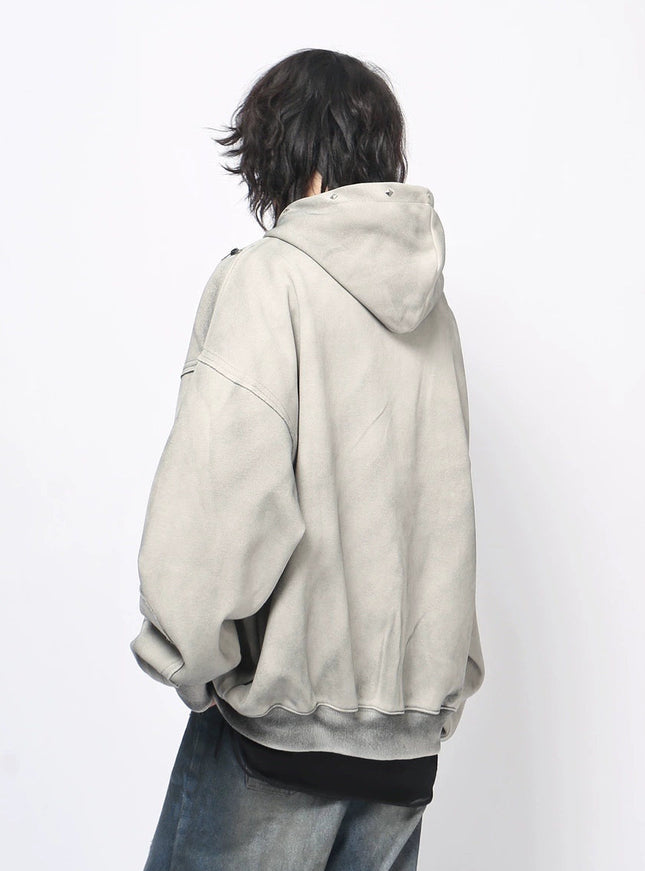 フェードウォッシュジップフーディ