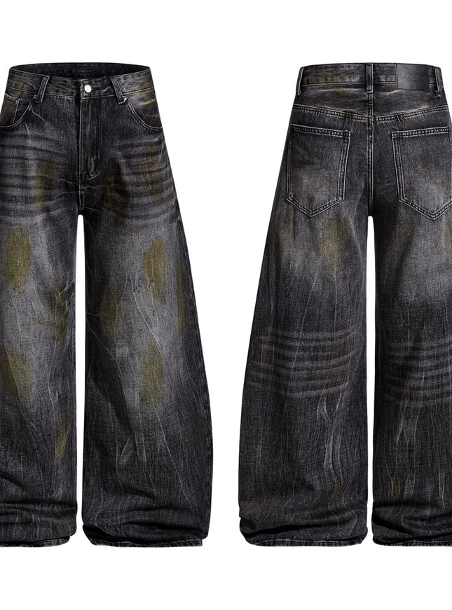 フェードバギーデニムパンツ