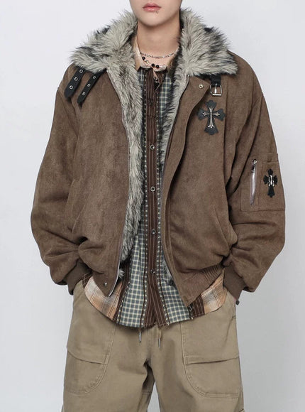 クロスファーカラージャケット