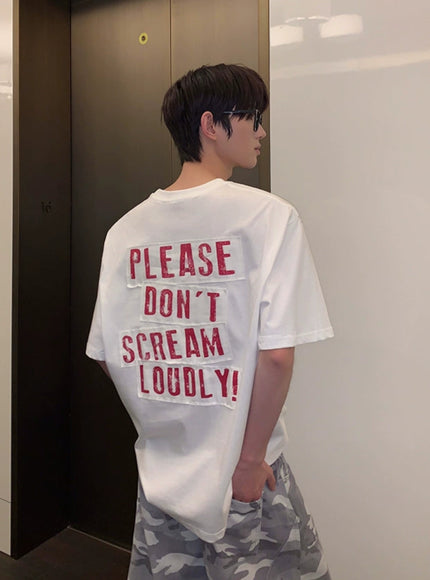 コリアンストリートパッチTシャツ