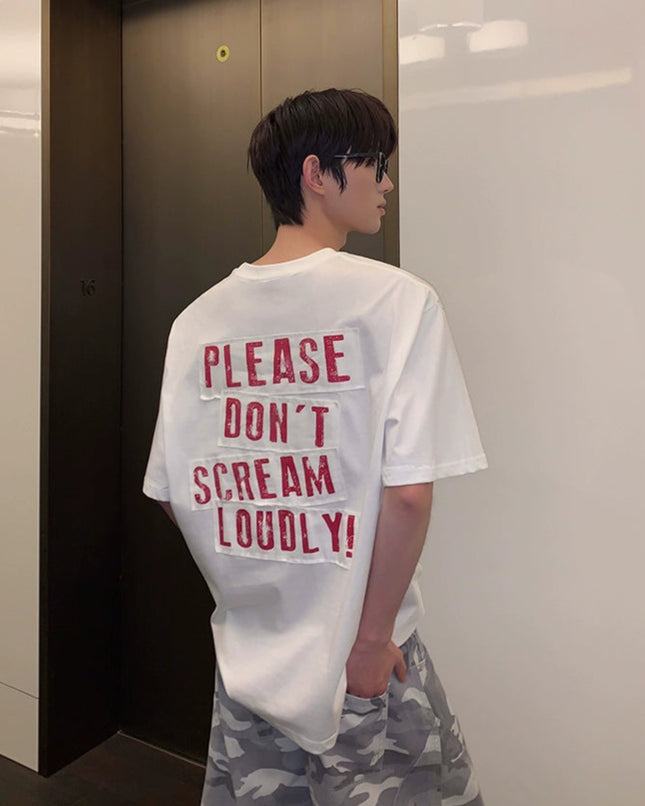 コリアンストリートパッチTシャツ