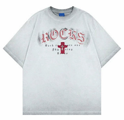クロスダメージTシャツ