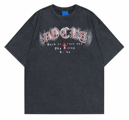 クロスダメージTシャツ
