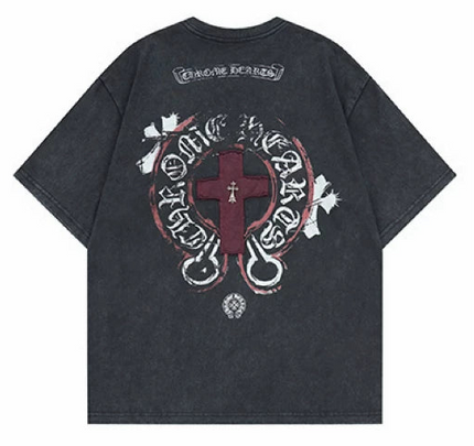 クロスダメージTシャツ