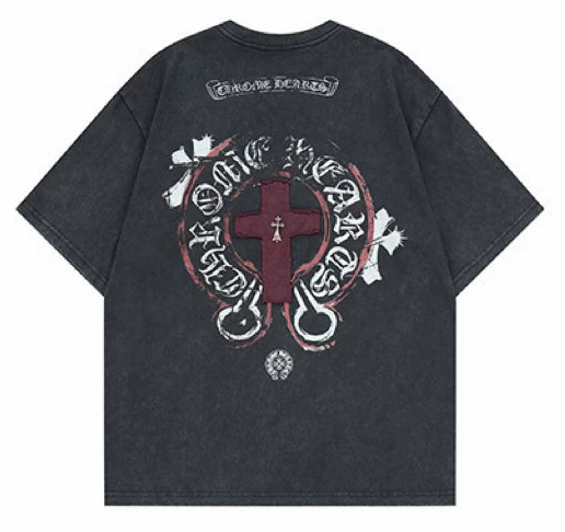 クロスダメージTシャツ