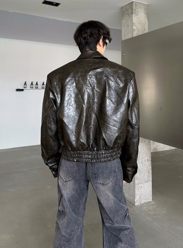 アーバンレザートラックジャケット