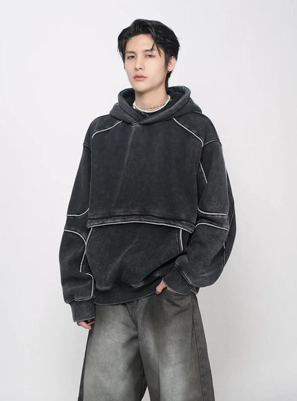 ウォッシュドラインパーカー