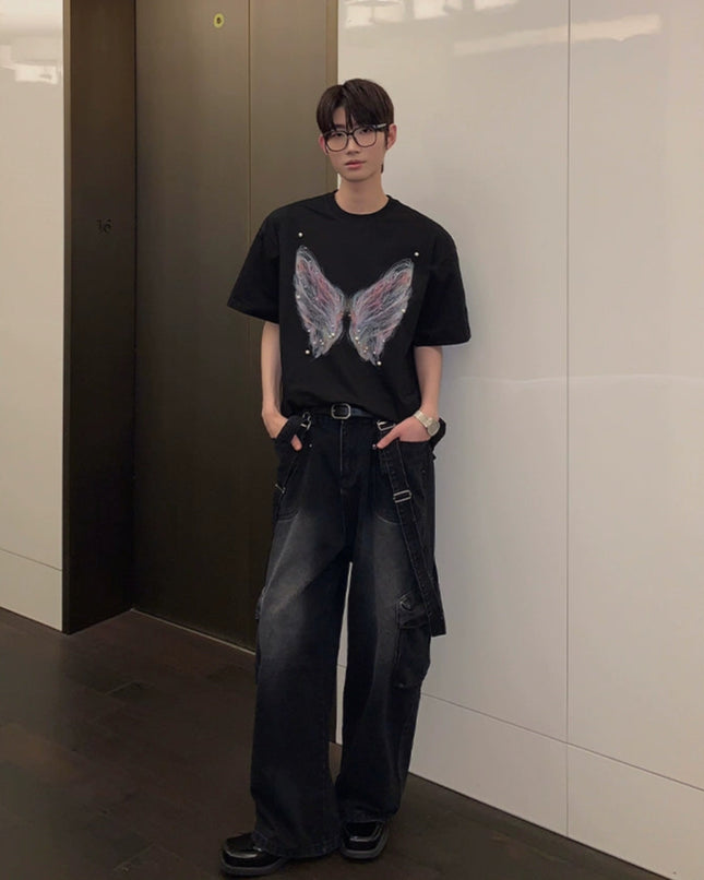 シンプルバタフライTシャツ