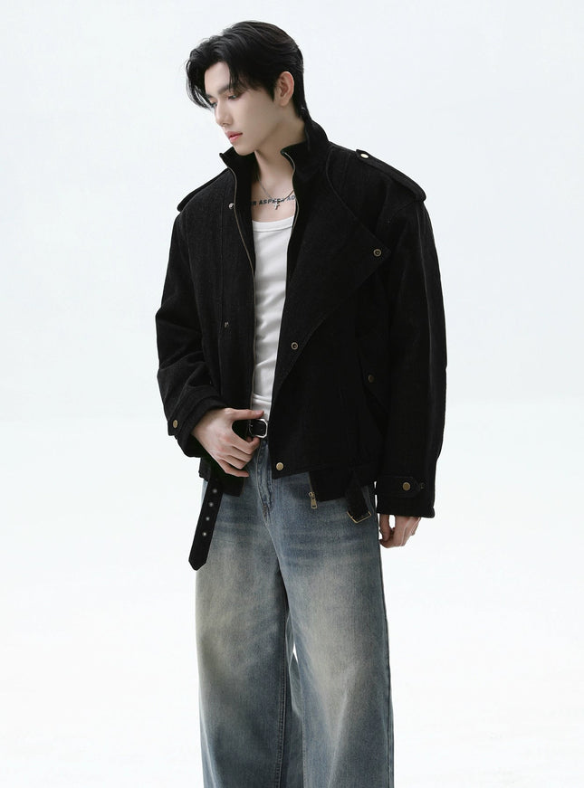 コーデュロイショートジャケット