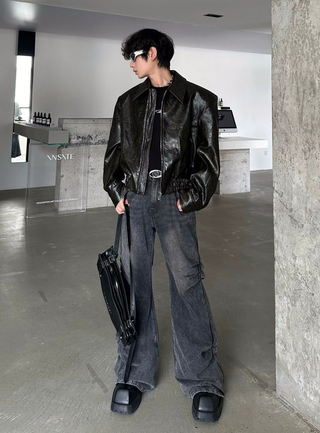 アーバンレザートラックジャケット