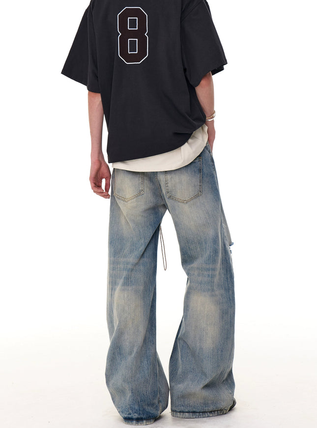 ウォッシュダメージデニム