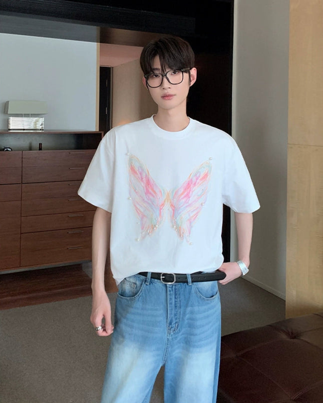 シンプルバタフライTシャツ