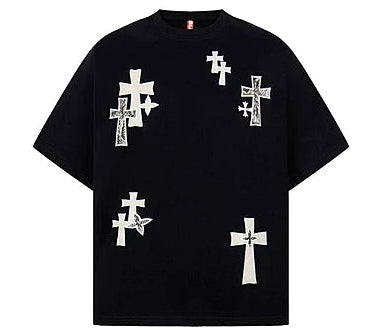 クロスプリントTシャツ