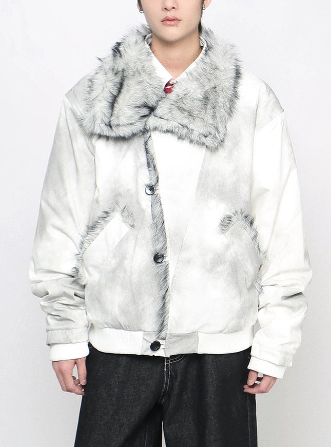 ファーコントラストジャケット