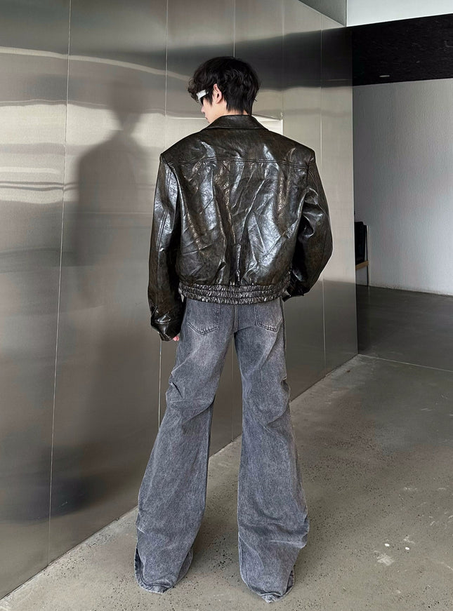 アーバンレザートラックジャケット