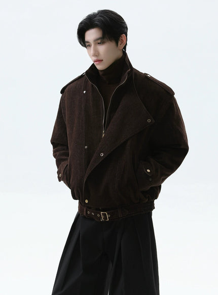 コーデュロイショートジャケット