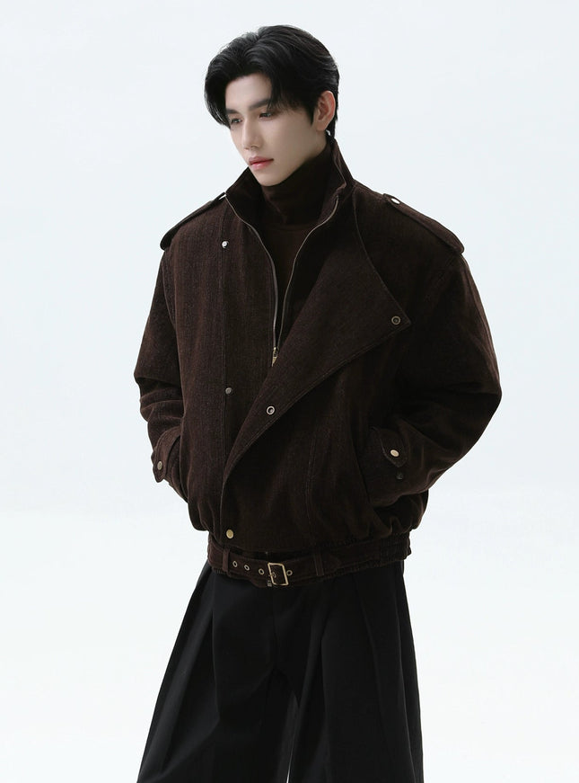 コーデュロイショートジャケット