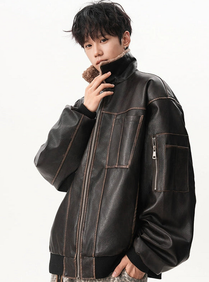 ボアレザージャケット