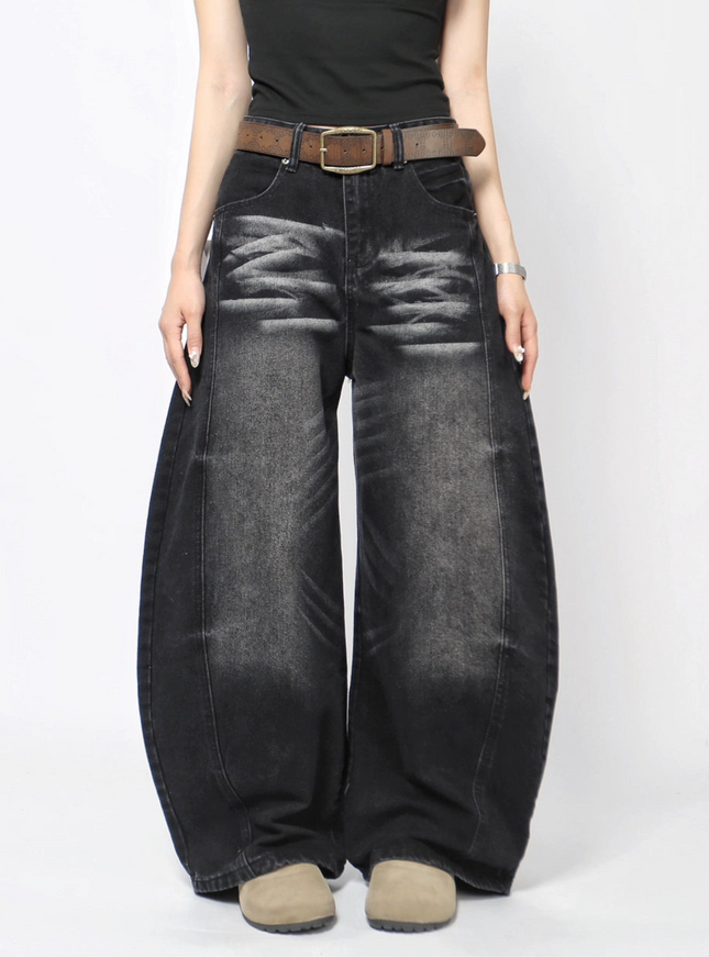 バルーンワイドヴィンテージデニム