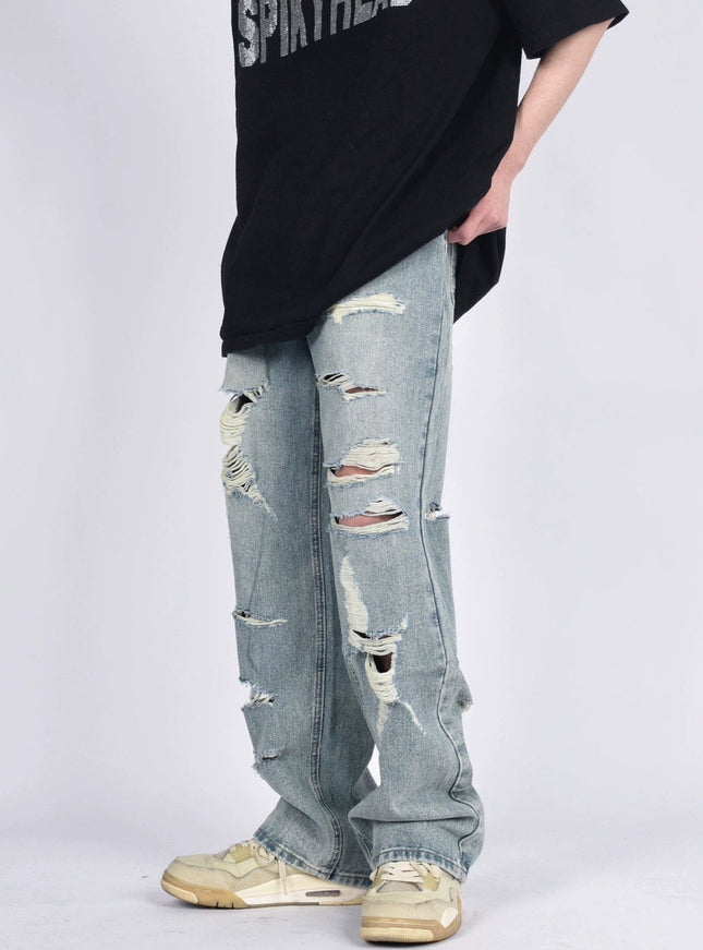 ダメージウォッシュデニム