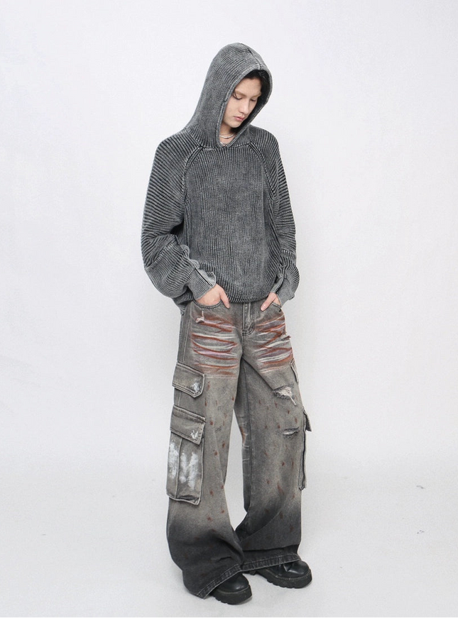 リブニットフーディ