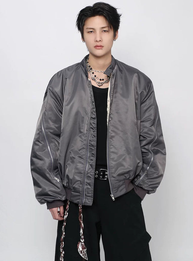 ジッパーショートジャケット