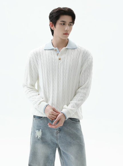 カジュアルニットシャツ